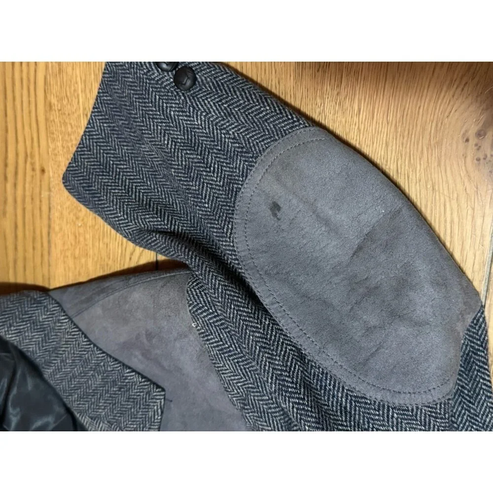 Pendleton Blazer Men Size 40 Pure Virgin Wool Sport Coat Jacket Gray Office City